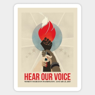 Hear Our Voice Tees Magnet